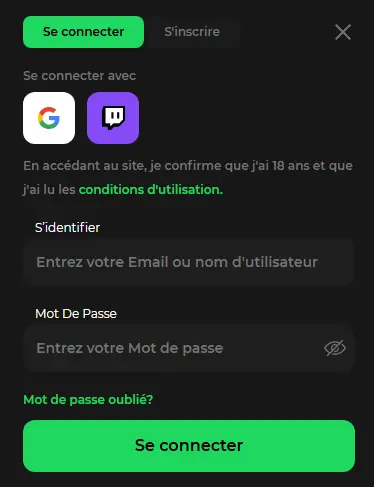 Connexion membre – accès sécurisé au compte avec identifiants et option 2FA
